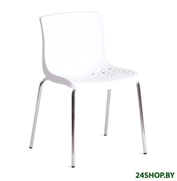 Стул TetChair Skalberg mod. C-084-A (белый/хром) Стул TetChair Skalberg mod. C-084-A (белый/хром)