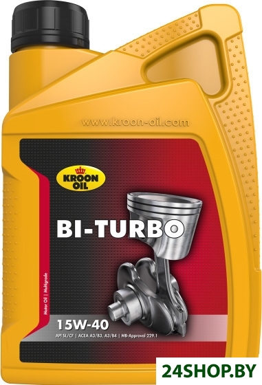 Моторное масло Kroon Oil Bi-Turbo 15W-40 1л Моторное масло Kroon Oil Bi-Turbo 15W-40 1л