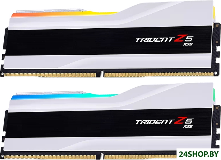 Оперативная память G.Skill Trident Z5 RGB 2x48ГБ DDR5 6400МГц F5-6400J3239F48GX2-TZ5RW Оперативная память G.Skill Trident Z5 RGB 2x48ГБ DDR5 6400МГц F5-6400J3239F48GX2-TZ5RW