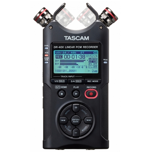 Диктофон TASCAM DR-40X Диктофон TASCAM DR-40X