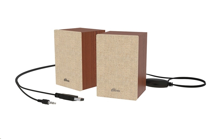 Акустика Ritmix SP-2054w (коричневый/бежевый) Акустика Ritmix SP-2054w (коричневый/бежевый)