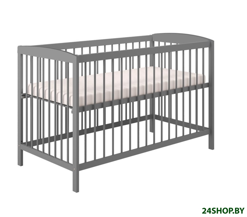 Детская кроватка Polini Kids Simple 101 (серый) Детская кроватка Polini Kids Simple 101 (серый)