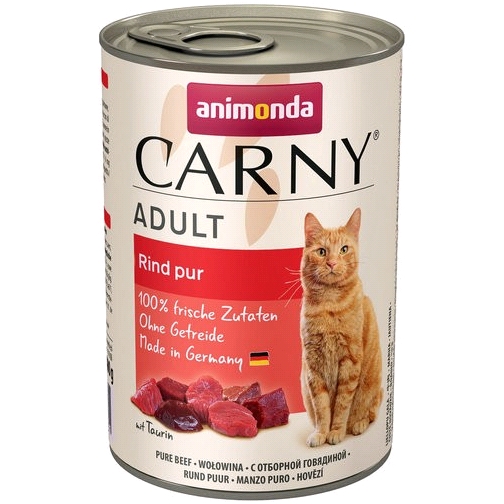 Консервированный корм для кошек Animonda Carny Adult с говядиной (0.8 кг) Консервированный корм для кошек Animonda Carny Adult с говядиной (0.8 кг)
