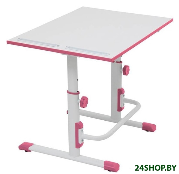 Парта Polini Kids Simple М1 (белый/розовый) Парта Polini Kids Simple М1 (белый/розовый)