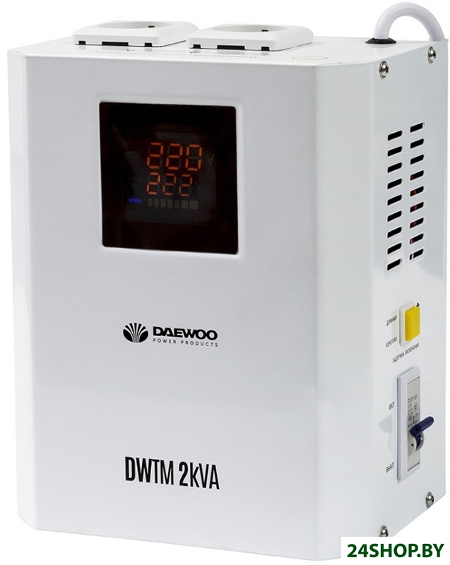 Стабилизатор напряжения Daewoo Power DW-TM2KVA Стабилизатор напряжения Daewoo Power DW-TM2KVA