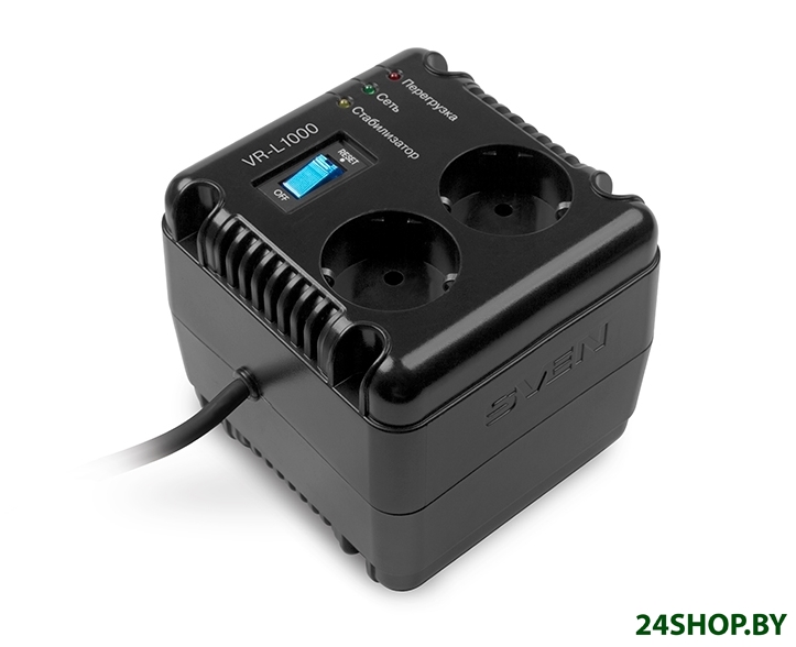 Стабилизатор SVEN VR-L1000 Black Стабилизатор SVEN VR-L1000 Black