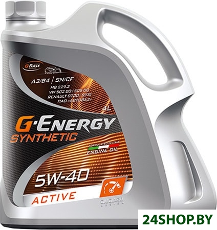 Моторное масло G-Energy Synthetic Active 5W-40 5л Моторное масло G-Energy Synthetic Active 5W-40 5л