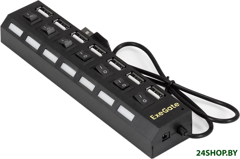 USB-хаб ExeGate DUB-72SW EX293978RUS USB-хаб ExeGate DUB-72SW EX293978RUS
