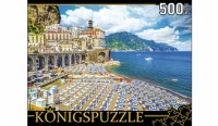 Konigspuzzle. ПАЗЛЫ 500 элементов. ГИК500-8313 ИТАЛИЯ. КУРОРТНЫЙ ГОРОД АТРАНИ