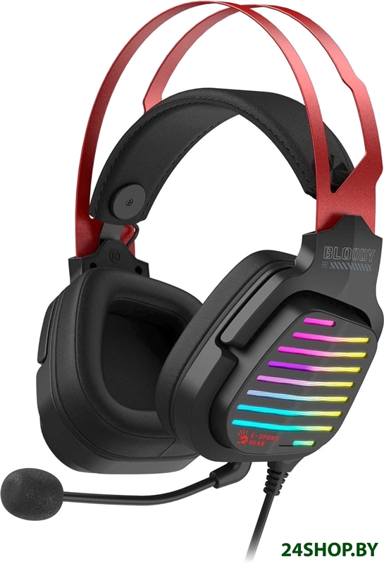 Наушники A4Tech Bloody G560 (черный/красный) Наушники A4Tech Bloody G560 (черный/красный)