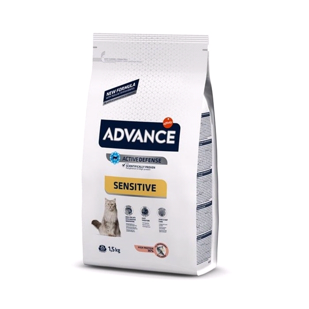 Сухой корм для кошек Advance Sterilized Sensitive Salmon (1.5 кг) Сухой корм для кошек Advance Sterilized Sensitive Salmon (1.5 кг)