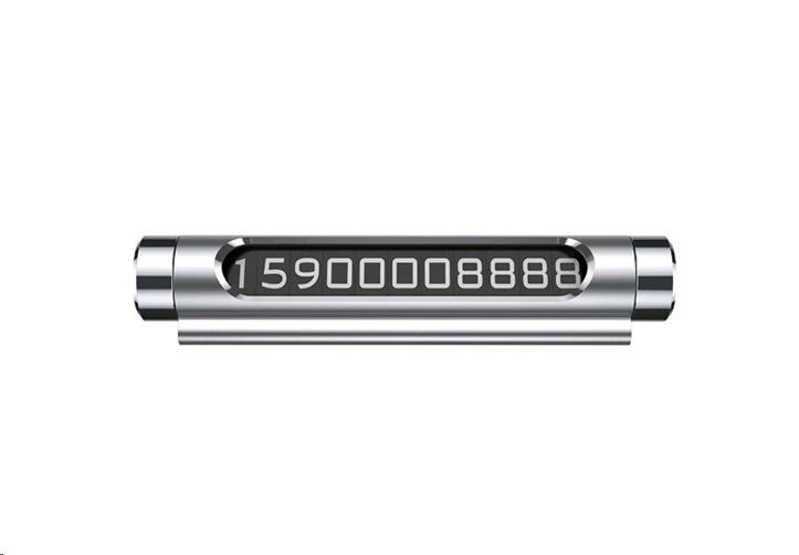 Автовизитка Baseus ACNUM-0S (серебристый) Автовизитка Baseus ACNUM-0S (серебристый)