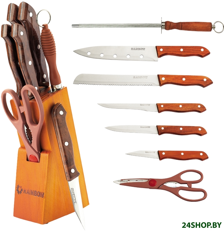 Набор ножей Maestro Rainbow MR-1406 Набор ножей Maestro Rainbow MR-1406
