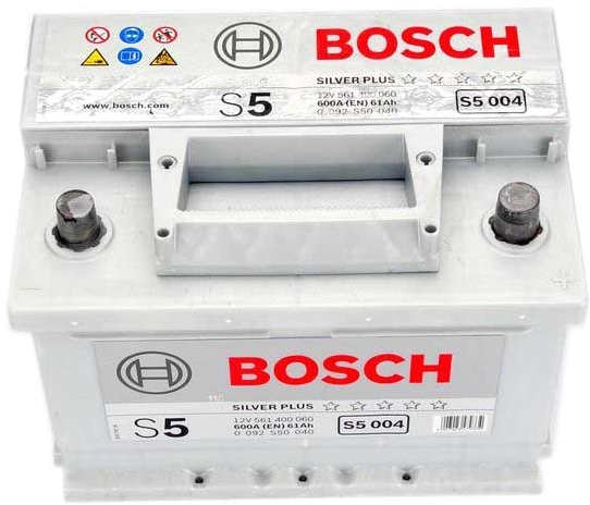 Автомобильный аккумулятор Bosch S5 004 561 400 060 (61 А/ч) Автомобильный аккумулятор Bosch S5 004 561 400 060 (61 А/ч)