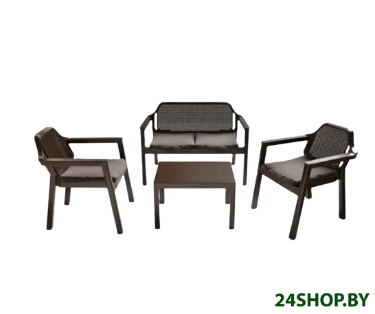 Набор садовой мебели KETER EASY COMFORT Р6037КОР (коричневый) Набор садовой мебели KETER EASY COMFORT Р6037КОР (коричневый)