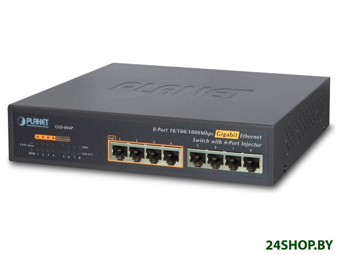Коммутатор PLANET GSD-804P Коммутатор PLANET GSD-804P