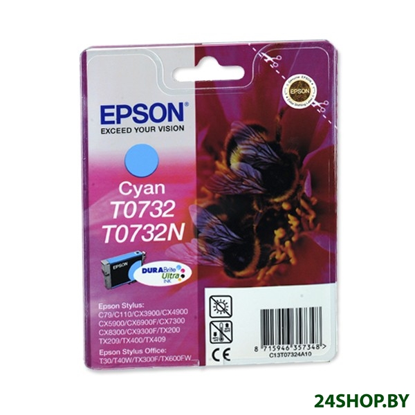 Картридж EPSON T07324A/T10524A Cyan Картридж EPSON T07324A/T10524A Cyan