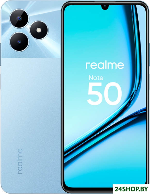 Смартфон Realme Note 50 4GB/128GB (небесный голубой) Смартфон Realme Note 50 4GB/128GB (небесный голубой)