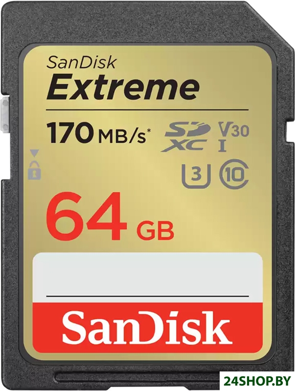 Карта памяти SanDisk Extreme SDXC SDSDXV2-064G-GNCIN 64GB Карта памяти SanDisk Extreme SDXC SDSDXV2-064G-GNCIN 64GB