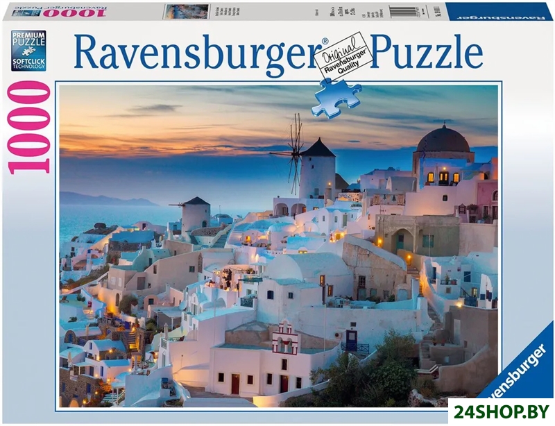 Пазл Ravensburger Вечерний Санторини 19611 (1000 эл) Пазл Ravensburger Вечерний Санторини 19611 (1000 эл)
