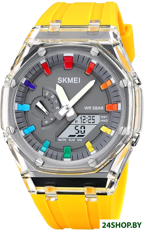 Наручные часы Skmei 2100 (желтый) Наручные часы Skmei 2100 (желтый)