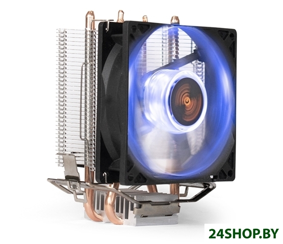 Кулер для процессора ExeGate Wizard EXX200-PWM.BLUE EX286297RUS Кулер для процессора ExeGate Wizard EXX200-PWM.BLUE EX286297RUS
