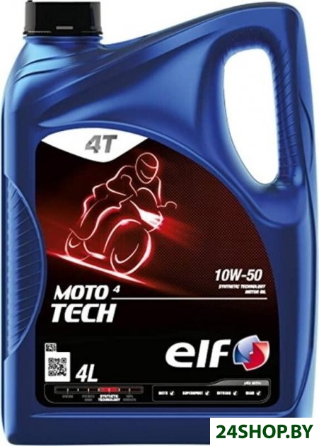 Моторное масло Elf MOTO 4 TECH 10W-50 4л Моторное масло Elf MOTO 4 TECH 10W-50 4л