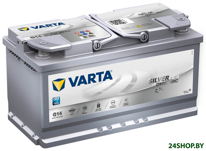 Автомобильный аккумулятор VARTA Silver Dynamic AGM G14 595901085 (95 А/ч) Автомобильный аккумулятор VARTA Silver Dynamic AGM G14 595901085 (95 А/ч)