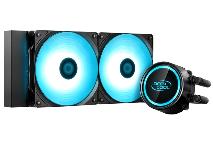Кулер для процессора DeepCool GAMMAXX L240T Blue DP-H12RF-GL240TB Кулер для процессора DeepCool GAMMAXX L240T Blue DP-H12RF-GL240TB