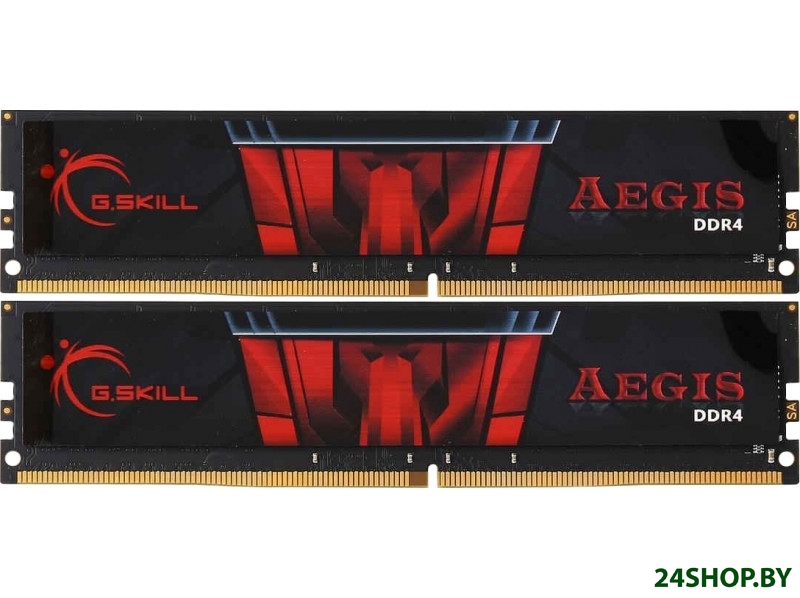 Оперативная память G.Skill Aegis 2x8GB DDR4 PC4-24000 F4-3000C16D-16GISB Оперативная память G.Skill Aegis 2x8GB DDR4 PC4-24000 F4-3000C16D-16GISB
