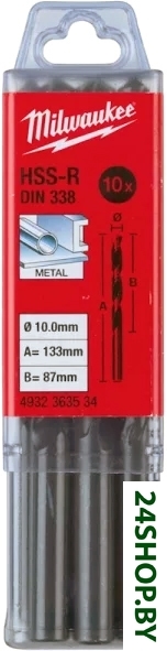 Набор сверл Milwaukee 4932363529 (10 предметов) Набор сверл Milwaukee 4932363529 (10 предметов)