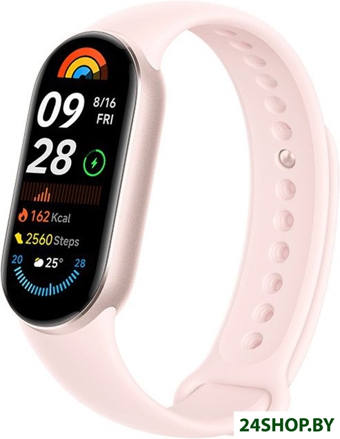 Фитнес-браслет Xiaomi Smart Band 9 (розовое золото, с розовым силиконовым ремешком, международная ве Фитнес-браслет Xiaomi Smart Band 9 (розовое золото, с розовым силиконовым ремешком, международная ве