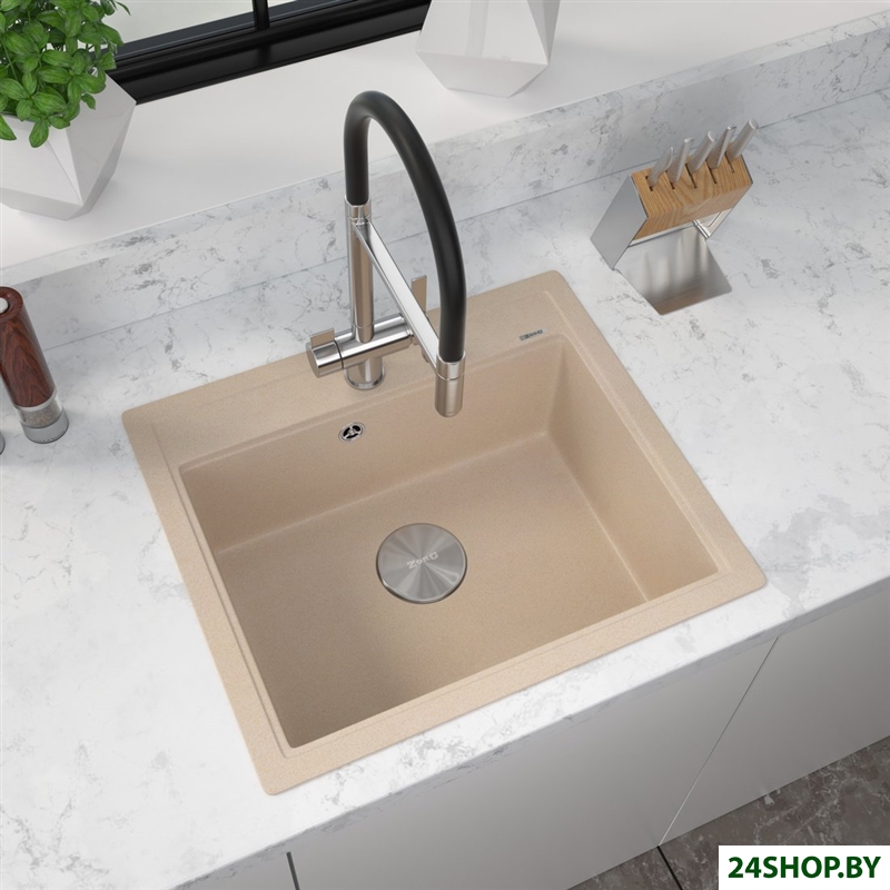 Кухонная мойка ZorG Rock 60 Premium beige Кухонная мойка ZorG Rock 60 Premium beige