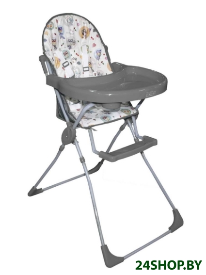Стульчик для кормления Selby 152 Совы (серый) (0001290-03) Стульчик для кормления Selby 152 Совы (серый) (0001290-03)