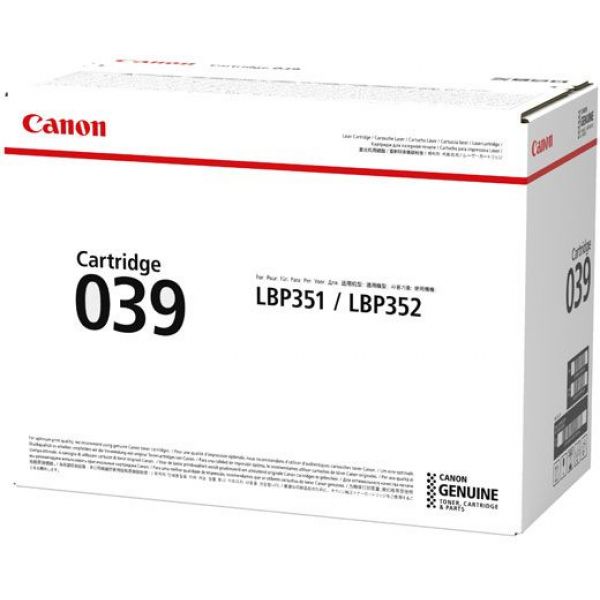 Картридж Canon 039BK 0287C001 Картридж Canon 039BK 0287C001