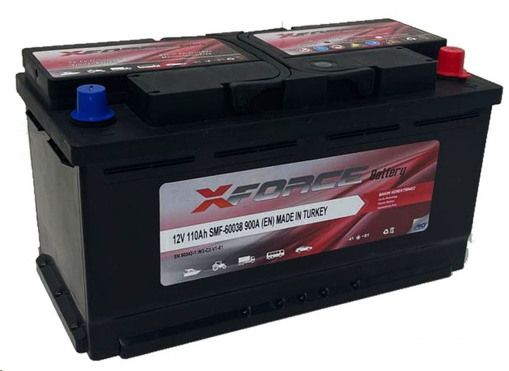 Автомобильный аккумулятор XFORCE 110 R+ (110 А·ч) Автомобильный аккумулятор XFORCE 110 R+ (110 А·ч)