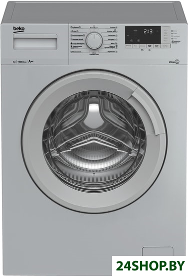 Стиральная машина BEKO WSRE6512ZSS (серебристый) Стиральная машина BEKO WSRE6512ZSS (серебристый)