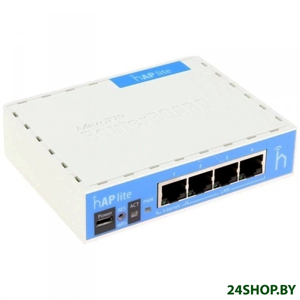 Беспроводной маршрутизатор MikroTik hAP lite (RB941-2nD) Беспроводной маршрутизатор MikroTik hAP lite (RB941-2nD)