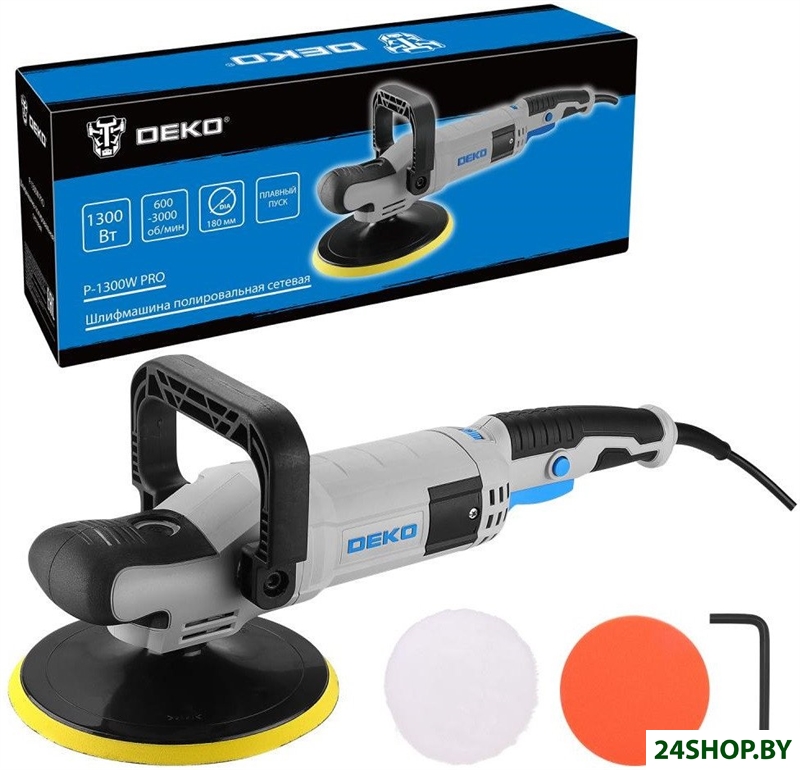 Полировальная машина Deko P-1300W PRO 084-1099 Полировальная машина Deko P-1300W PRO 084-1099