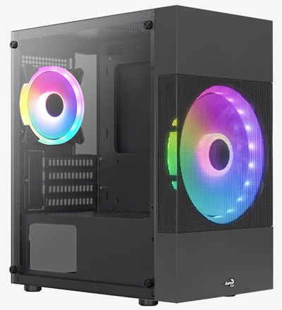 Корпус AeroCool Atomic-G-BK-v2 Корпус AeroCool Atomic-G-BK-v2
