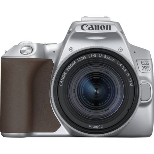 Зеркальный фотоаппарат Canon EOS 250D Kit 18-55 IS STM (серебристый) 3461C001 Зеркальный фотоаппарат Canon EOS 250D Kit 18-55 IS STM (серебристый) 3461C001