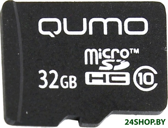 Карта памяти Qumo microSDHC 32Gb Class10 (QM32GMICSDHC10NA) Карта памяти Qumo microSDHC 32Gb Class10 (QM32GMICSDHC10NA)