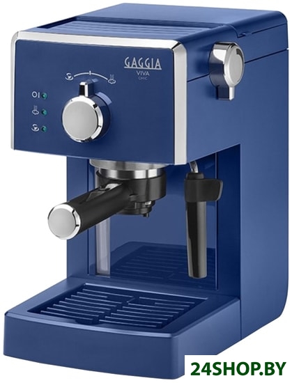Рожковая помповая кофеварка Gaggia Viva Chic 8433/12 (синий) Рожковая помповая кофеварка Gaggia Viva Chic 8433/12 (синий)
