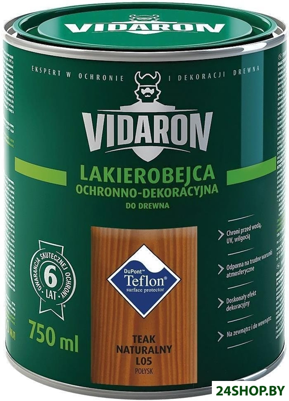 Лак Vidaron Лакобейц L05 0.75 л (натуральный тик) Лак Vidaron Лакобейц L05 0.75 л (натуральный тик)