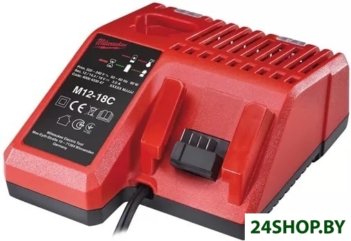 Зарядное устройство Milwaukee M12-18C 4932352959 (12-18В) Зарядное устройство Milwaukee M12-18C 4932352959 (12-18В)