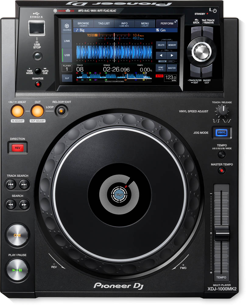 DJ-проигрыватель Pioneer XDJ-1000MK2 DJ-проигрыватель Pioneer XDJ-1000MK2