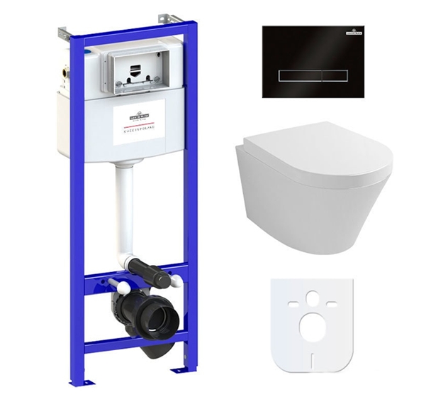 Унитаз Lavinia Boho Relfix Biore Rimless 6 в 1 77040106 Унитаз Lavinia Boho Relfix Biore Rimless 6 в 1 77040106