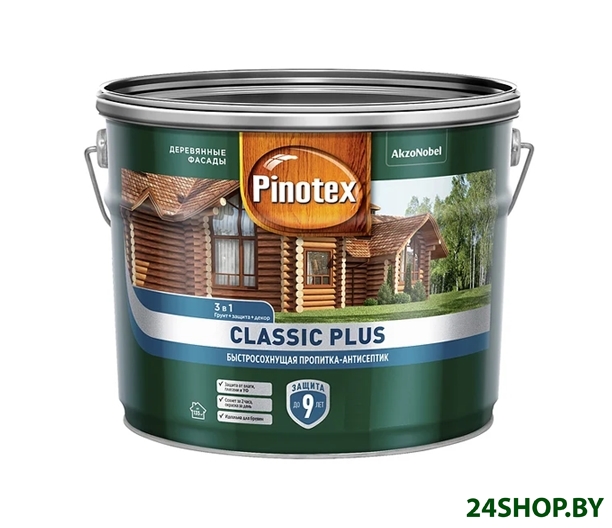 Антисептик Pinotex Classic Plus 3 в 1 0.9 л (палисандр) Антисептик Pinotex Classic Plus 3 в 1 0.9 л (палисандр)