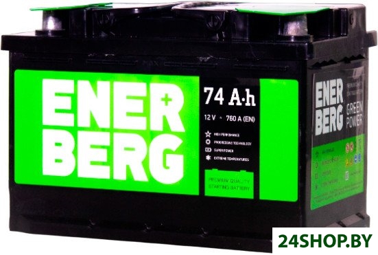Автомобильный аккумулятор Enerberg 74 R+ (74 А·ч) Автомобильный аккумулятор Enerberg 74 R+ (74 А·ч)