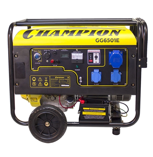 Бензиновый генератор Champion GG6501E+ATS Бензиновый генератор Champion GG6501E+ATS